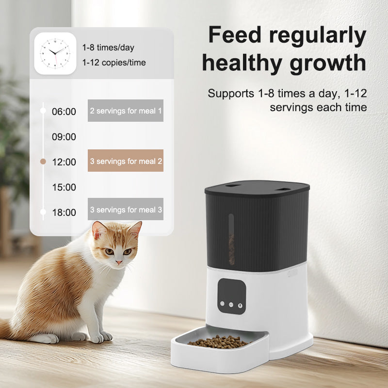 SmartyPet 6L Smart Pet Feeder - Automatic WiFi Food Dispenser for Dogs & Cats