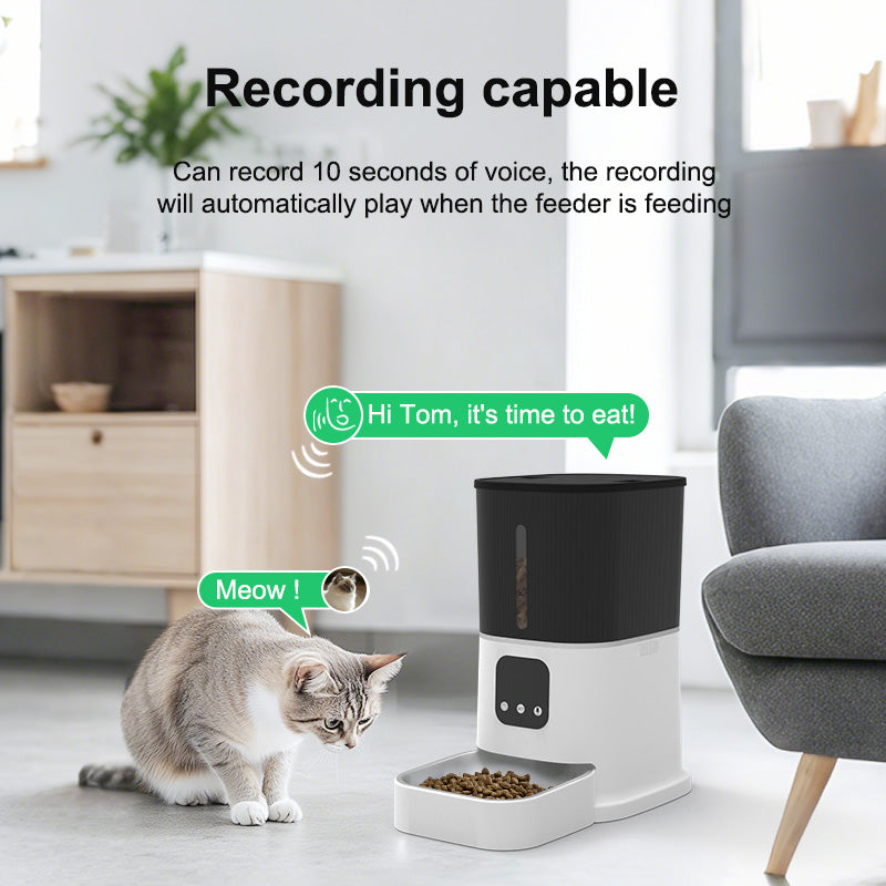 SmartyPet 6L Smart Pet Feeder - Automatic WiFi Food Dispenser for Dogs & Cats